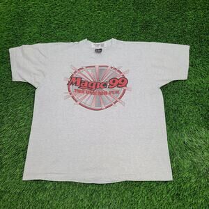 Vintage 1999 Fruit-Of-The-Loom Shirt Womens XL 23x25 Gray